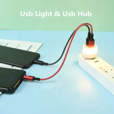 USB Plug Power Bank Charging Mini LED Night Light (1 pc)